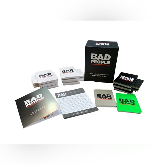 Dyce Other - Bad People Card Party Game for Adults EUC Complete by Dyce